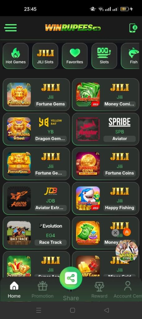 winrupees vip game download